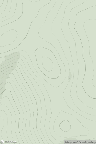 Thumbnail image for Mid Hill [Tomintoul to Banff] showing contour plot for surrounding peak
